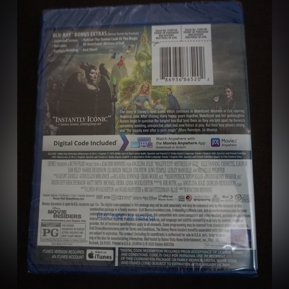 Maleficent Mistress of Evil DVD - Picture 4 of 4